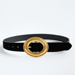 ZARA BLACK VELVET BELT